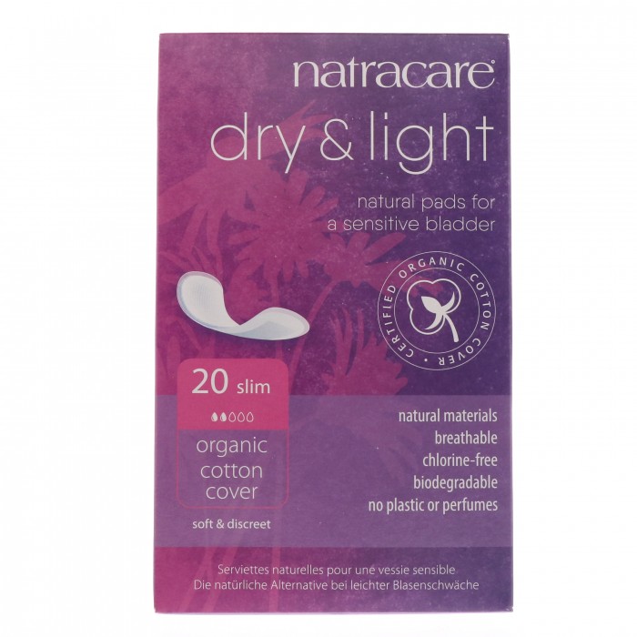 NatraCare - Dry and Light Pads Slim (20 per pack)