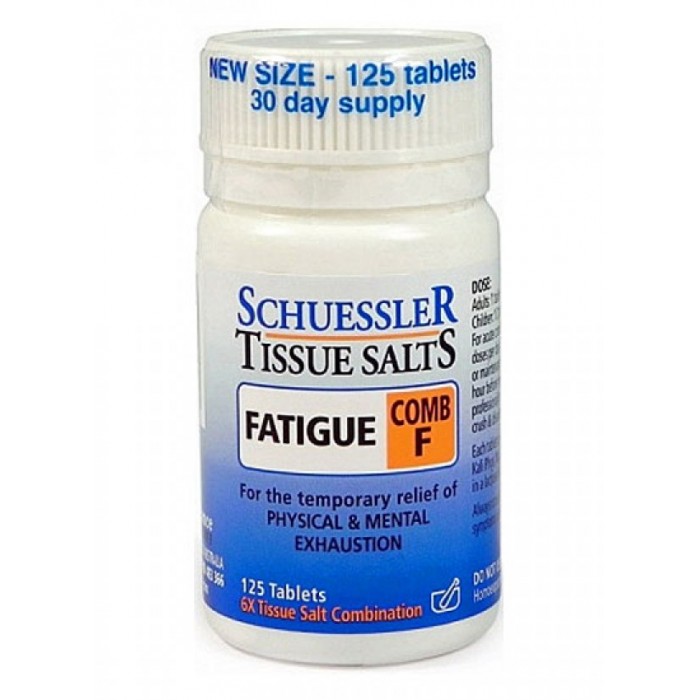 Schuessler Tissue Salts - Fatigue (125 Tablets)