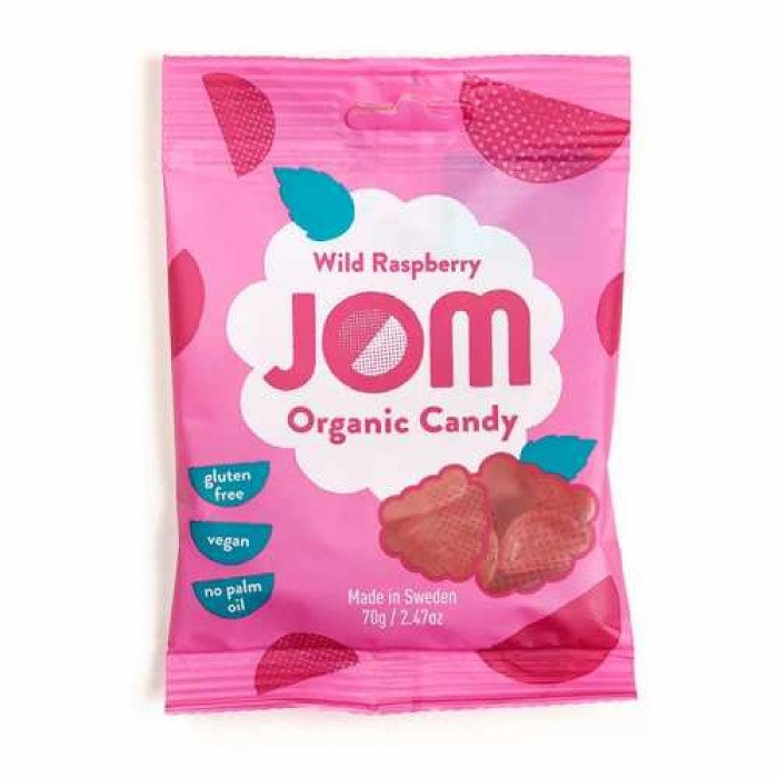 JOM Organic Candy Wild Raspberry (70g)