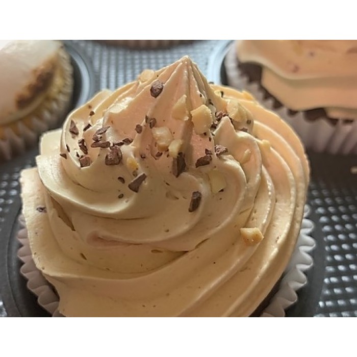 Peanut Butter and Jam Organic Cupcake