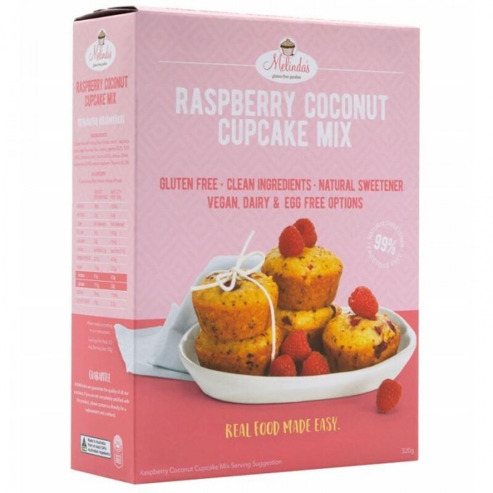 Melinda's - Raspberry Coconut Cupcakes (320g)