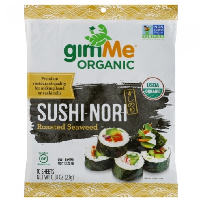 GimMe Organic Sushi Rolls (10 Sheets)
