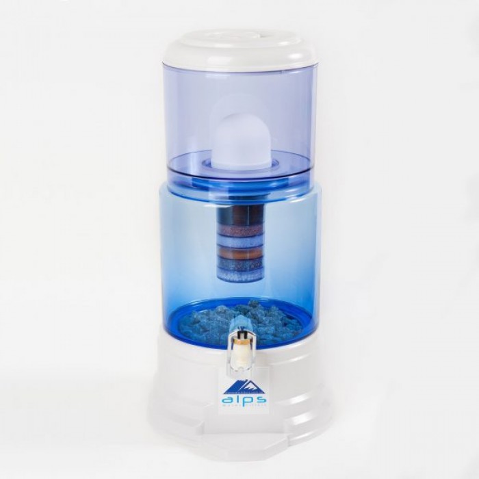 Alps Water Filters 18 Litre Glass White